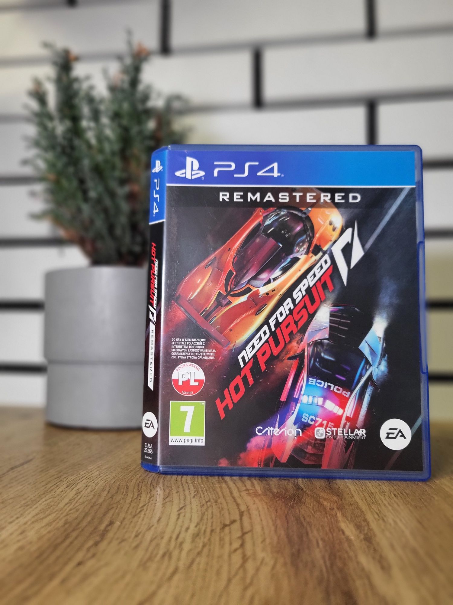 Need For Speed Hot Pursuid Remastered PL NFS na PlayStation sony PS 4
