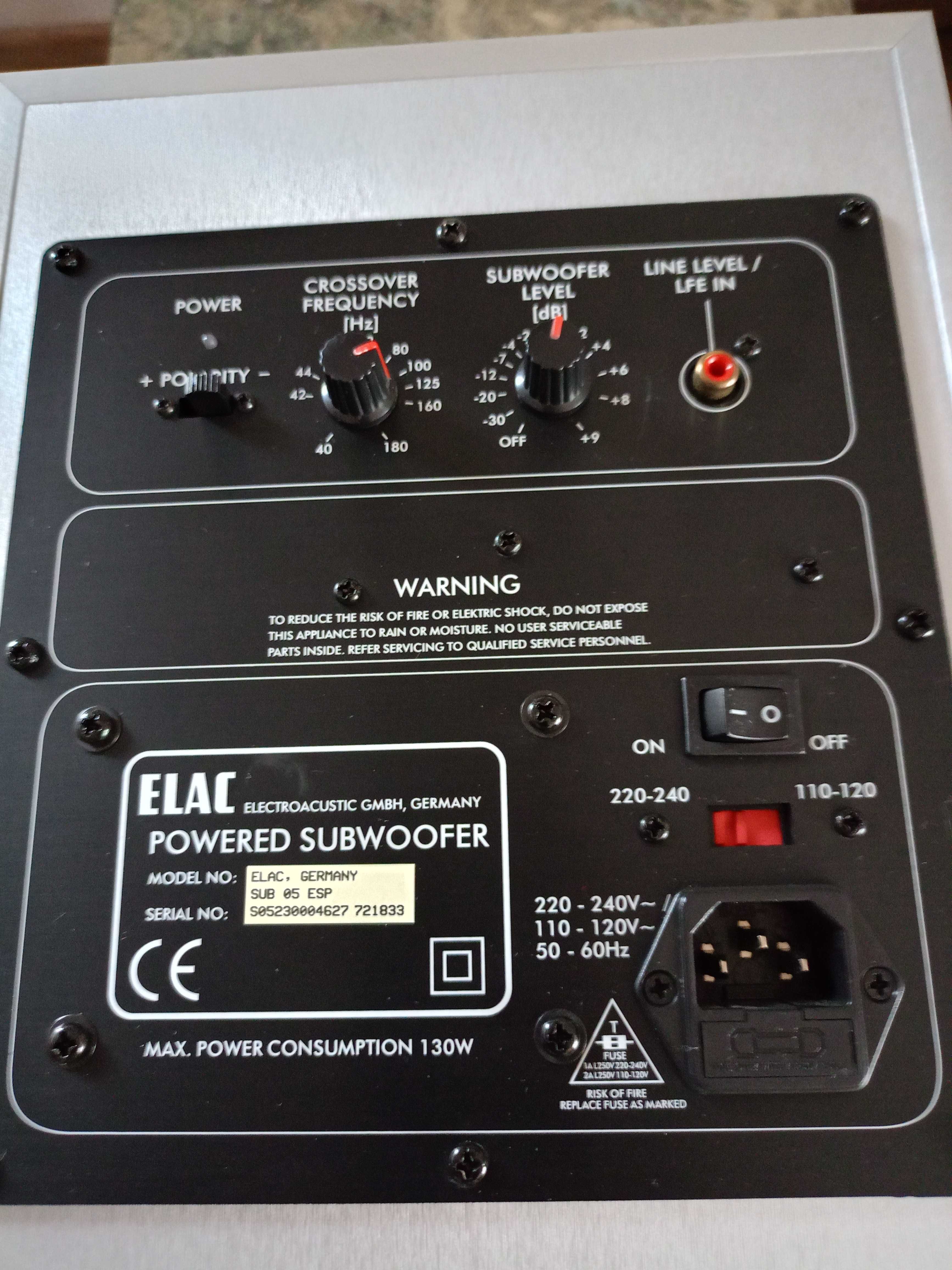 Subwoofer ELAC SUB 05 ESP