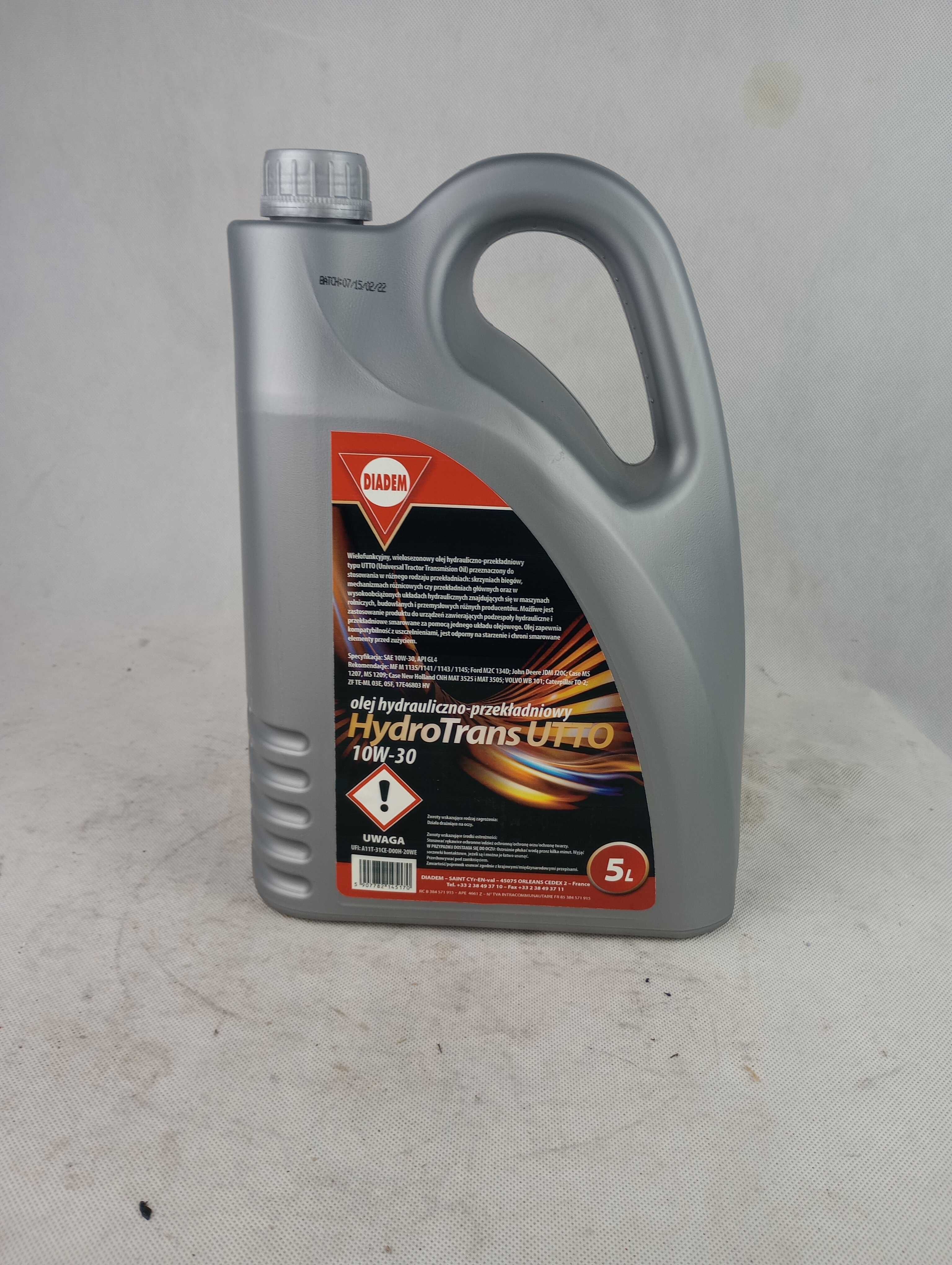 Olej Diadem Hydro Trans UTTO 10W/30 5L