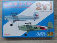 RS Models C-4 & C-104 1/72.    dwu-pak modeli do sklejania