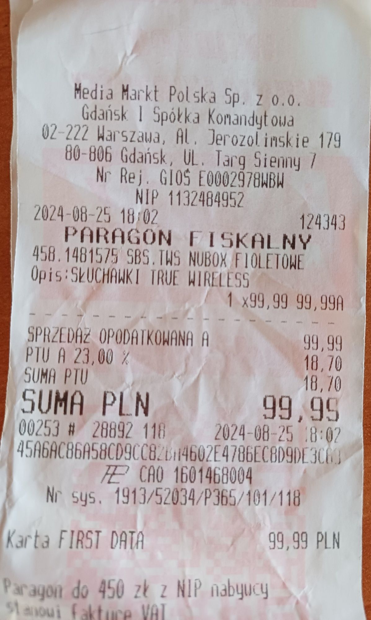 Słuchawki bluetooth