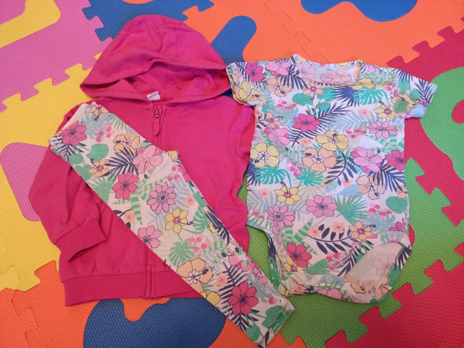 Ubranka dla dziewczynki rozmiar 86 paczka