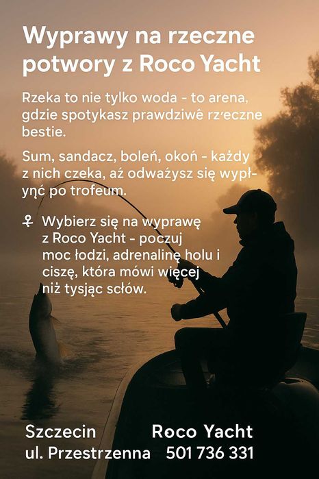 wędkarska wyprawa na sumy i sandacze VOUCHER na prezent świąteczny