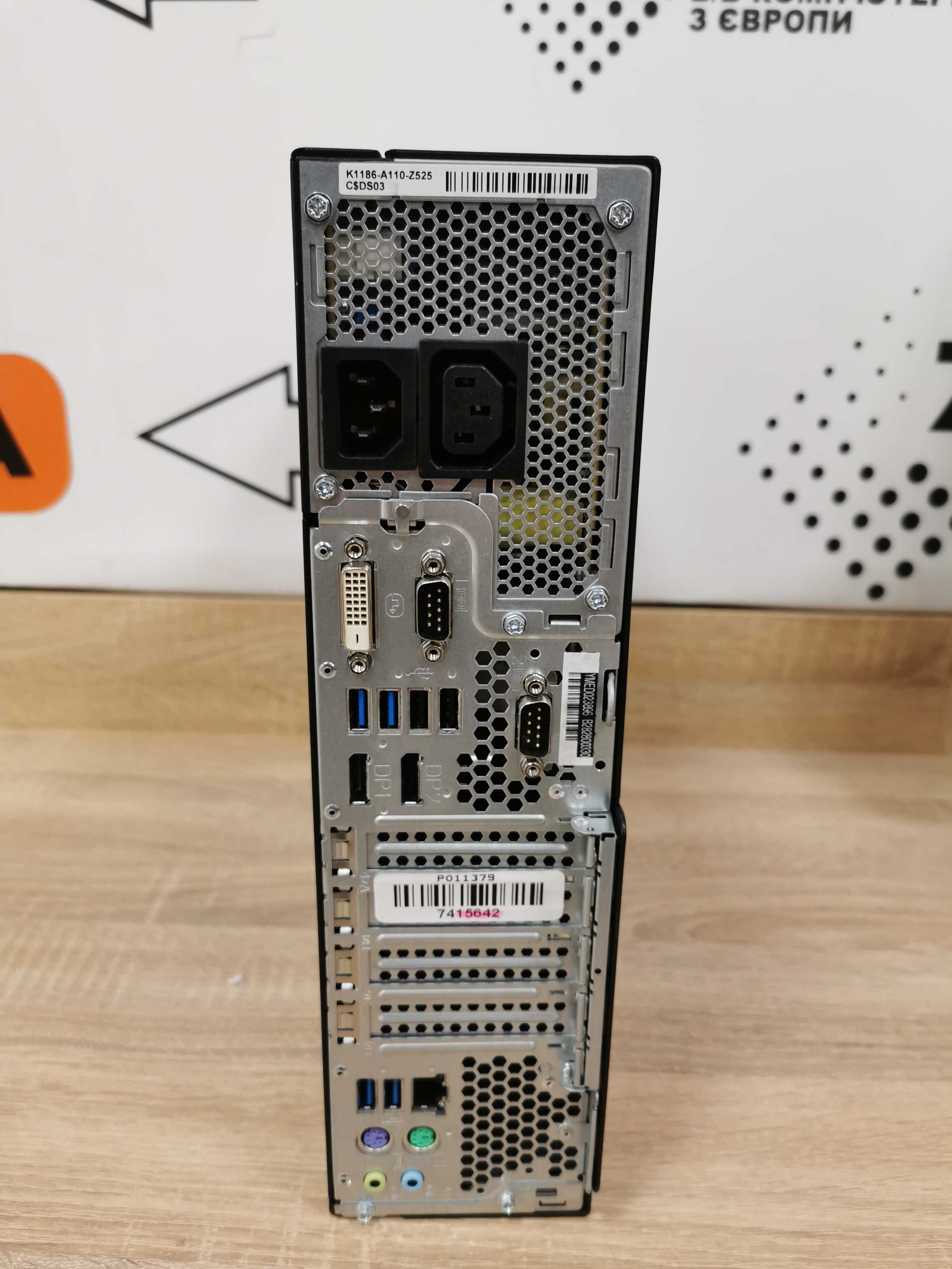 офісний: ПК i3-6100, 8, 120 + Монітор 24" 1920х1080 IPS + WiFi + BT