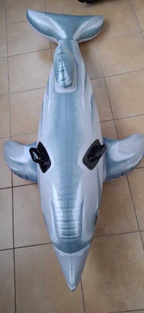 Dmuchany delfin 170 cm, stan bdb