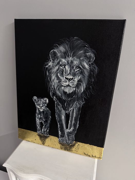 Obraz olejny złocenia