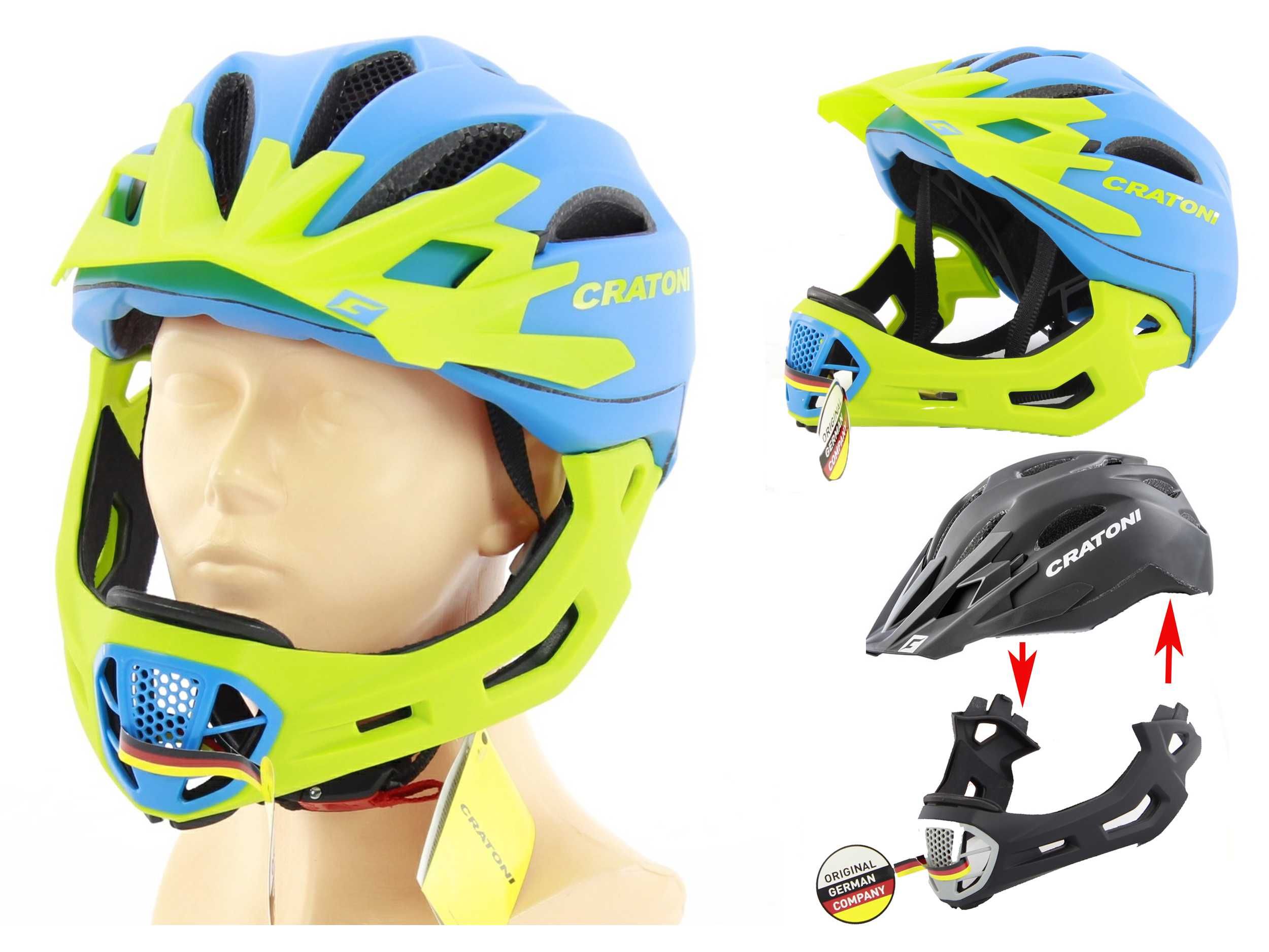 KASK ROWEROWY 
Cratoni C-Maniac (Freeride) Full face rozmiar M/L