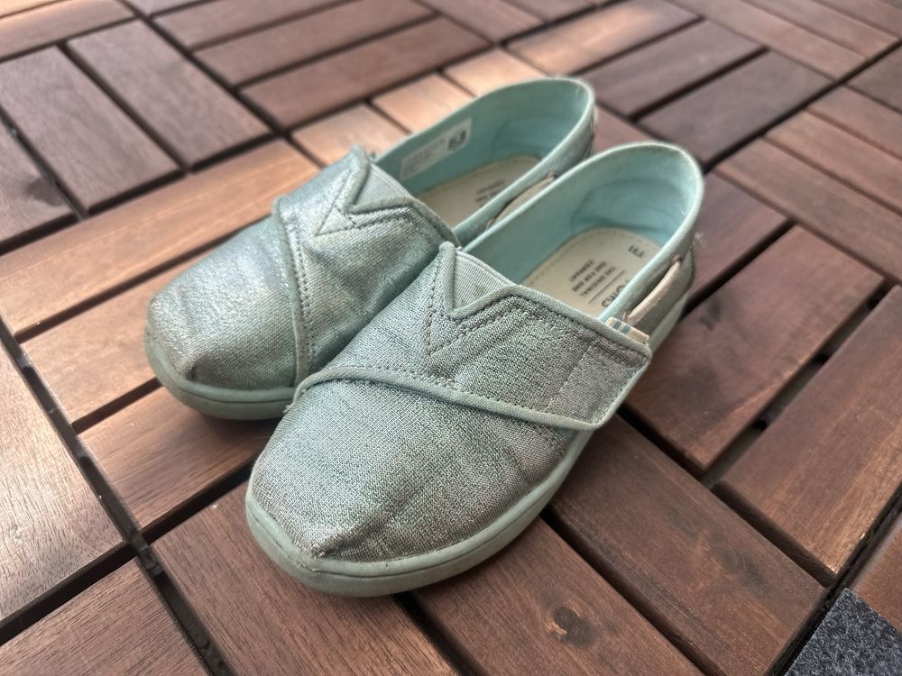 Toms 28,5 tenisowki buty dziewczece brokatowe