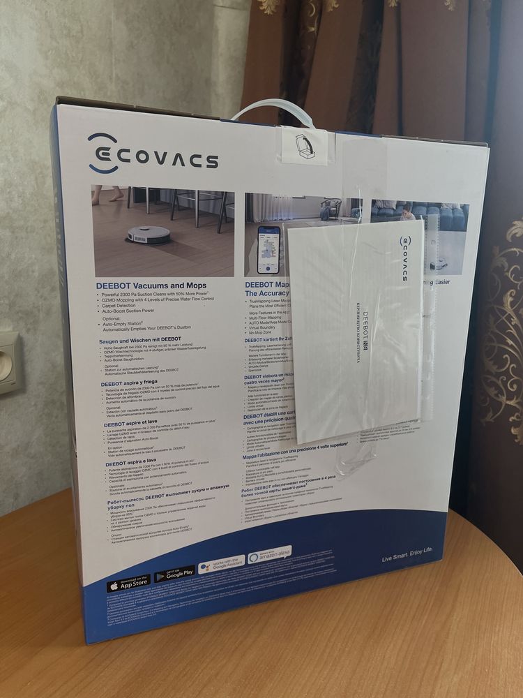 Робот пилосос ECOVACS DEEBOT OZMO N8 запакований на гарантії