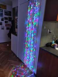 Lampki choinkowe LED girlanda świąteczne kolorowe 2 komplety