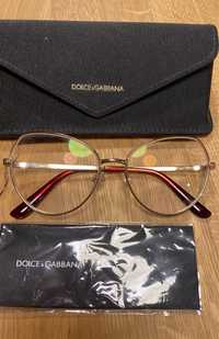 Oprawki dolce & gabbana zlote