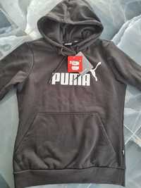 Czarna Bluza z kapturem Puma S