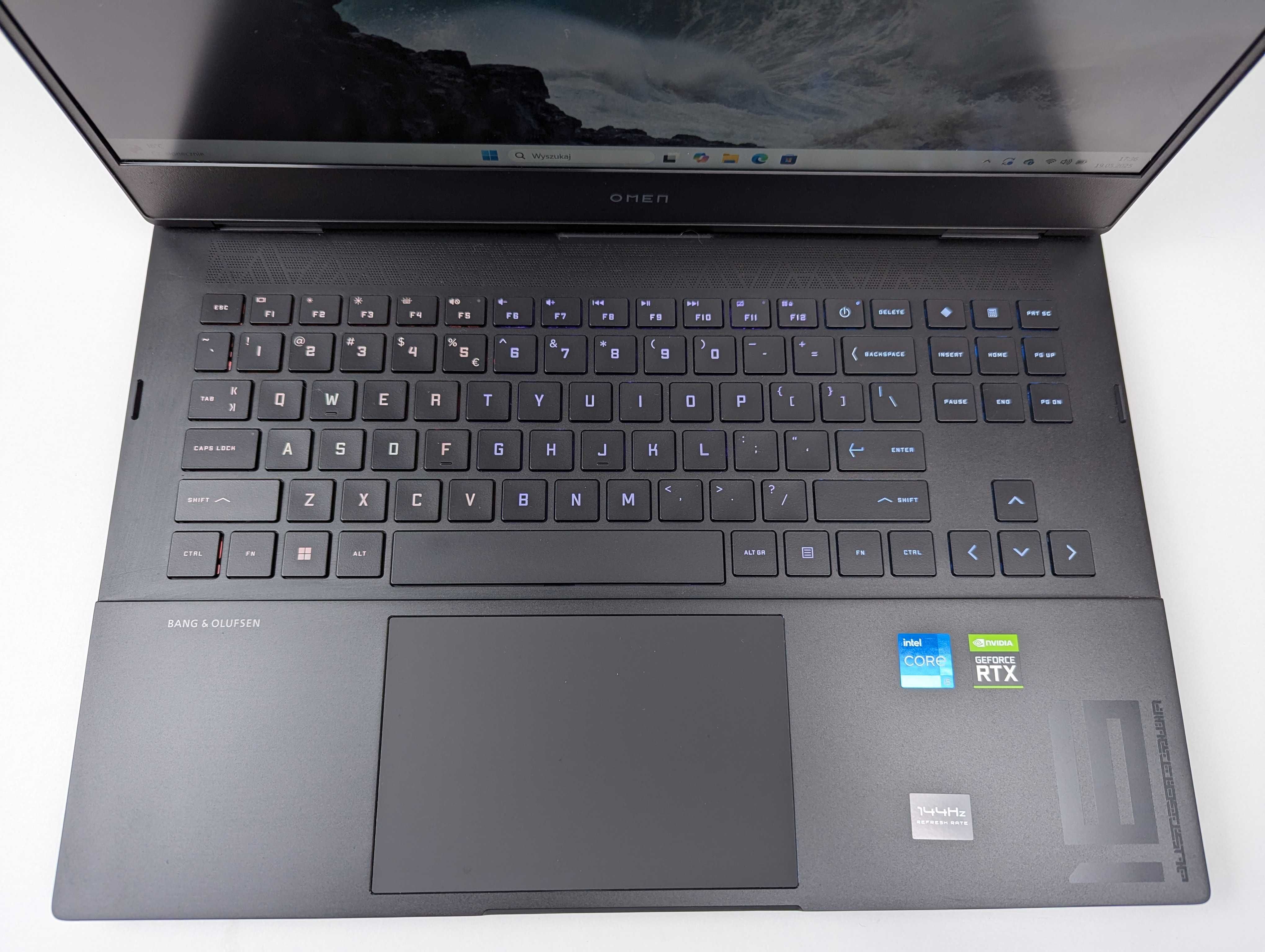 LAPTOP GAMINGOWY HP Omen RTX 3050 Ti Intel i5-12500H 144 hz 16 cali