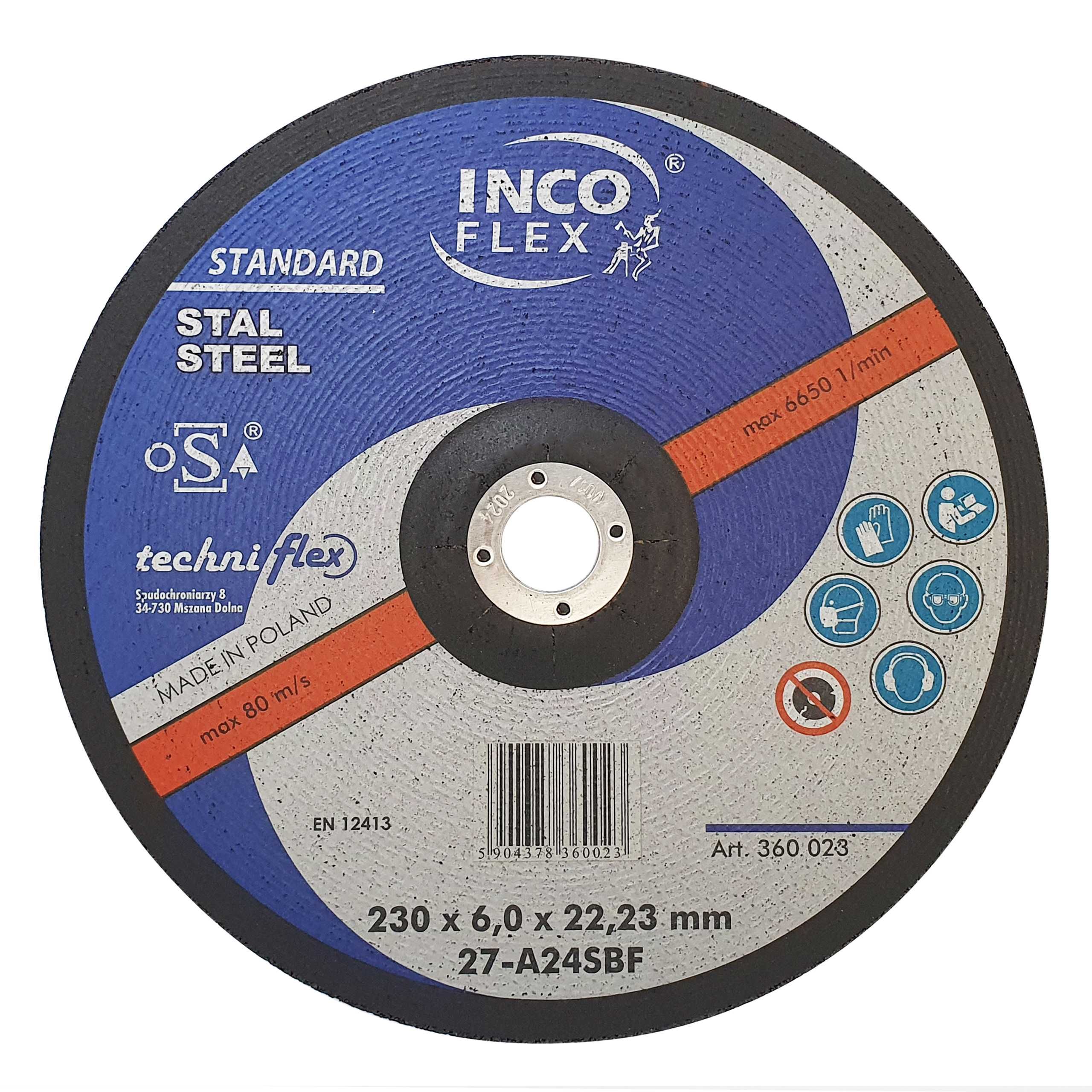 Elektrody Metalweld, Tarcze szlifierskie, butl