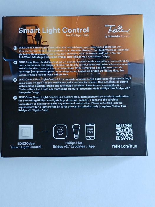 Feller EdizioDue Włącznik światła - dedykowany do Philips HUE*nowy*org