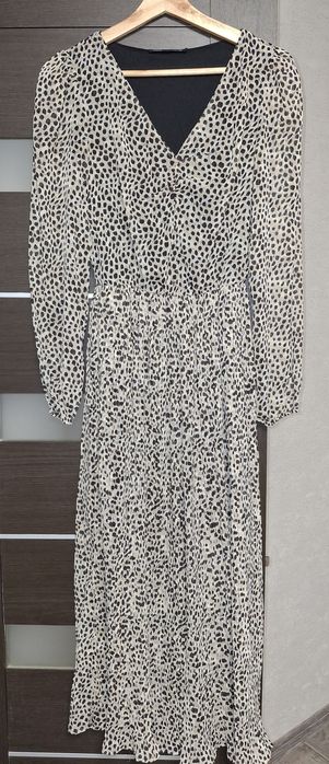 Сукня шифонова, міді, XS, 44