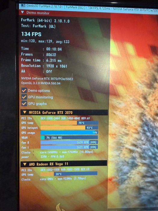 Karta graficzna; Gigabyte GeForce RTX 3070 Eagle OC 8GB