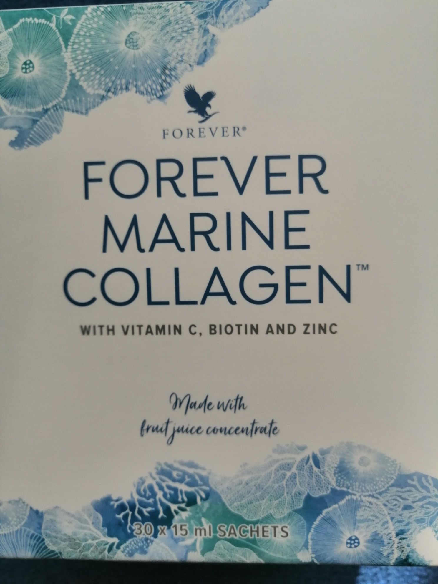 Морський колаген. В упаковці 30 пакетов по 15 млакетів по 15 мл.