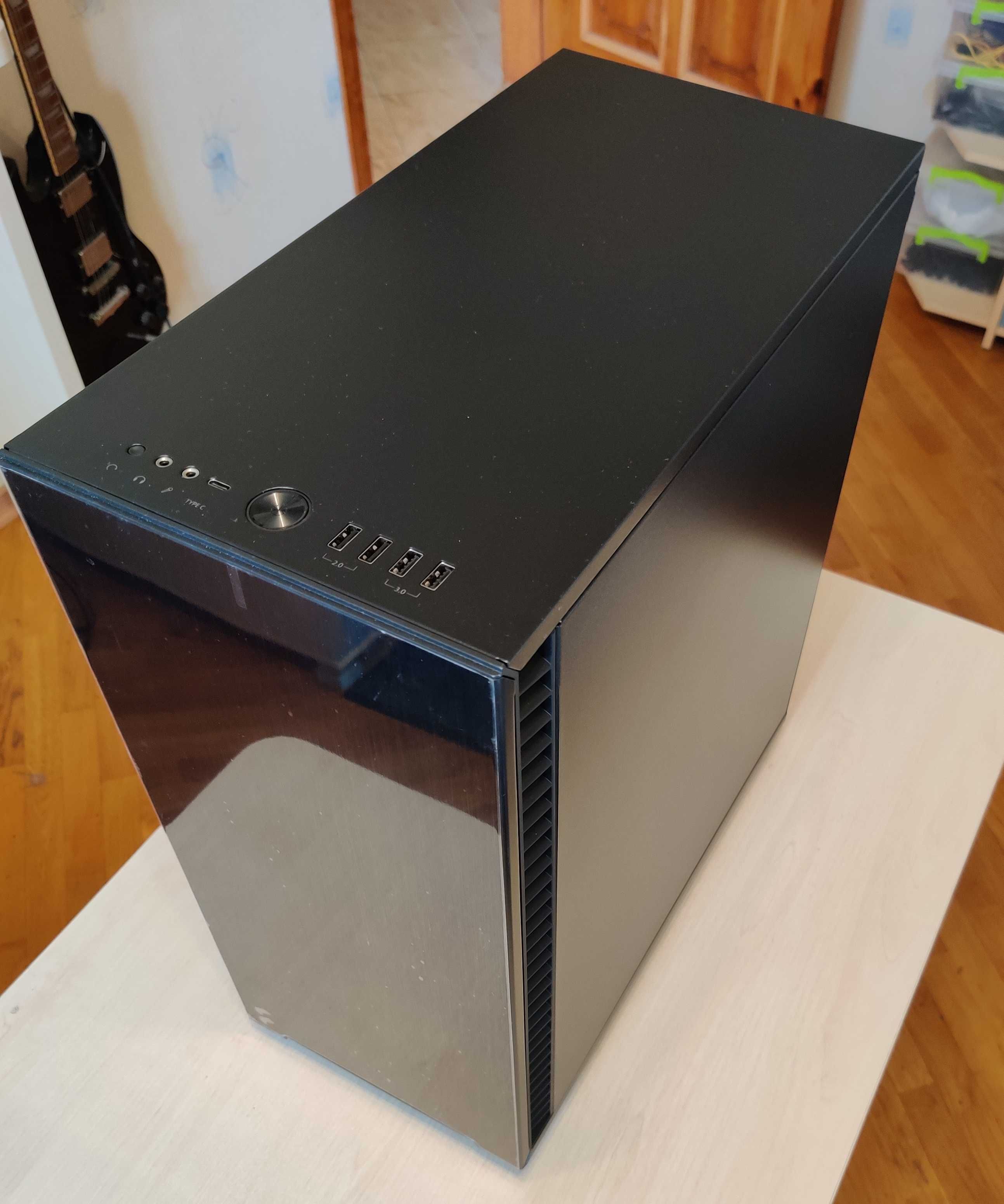Корпус fractal design define 7 compact black tg dark tint