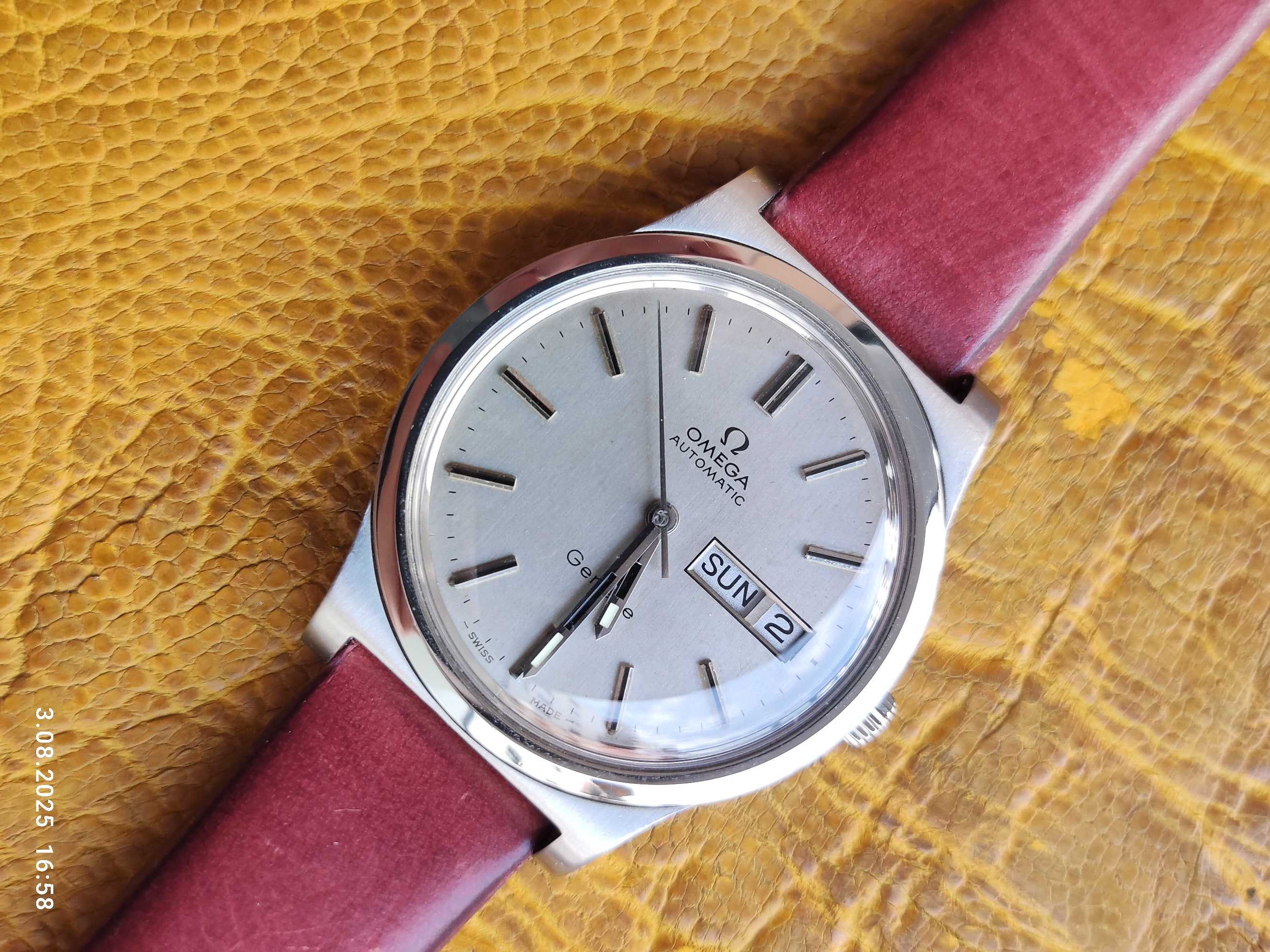 Zegarek Omega Geneve 166.0169 vintage automat pasek handmade do wyboru