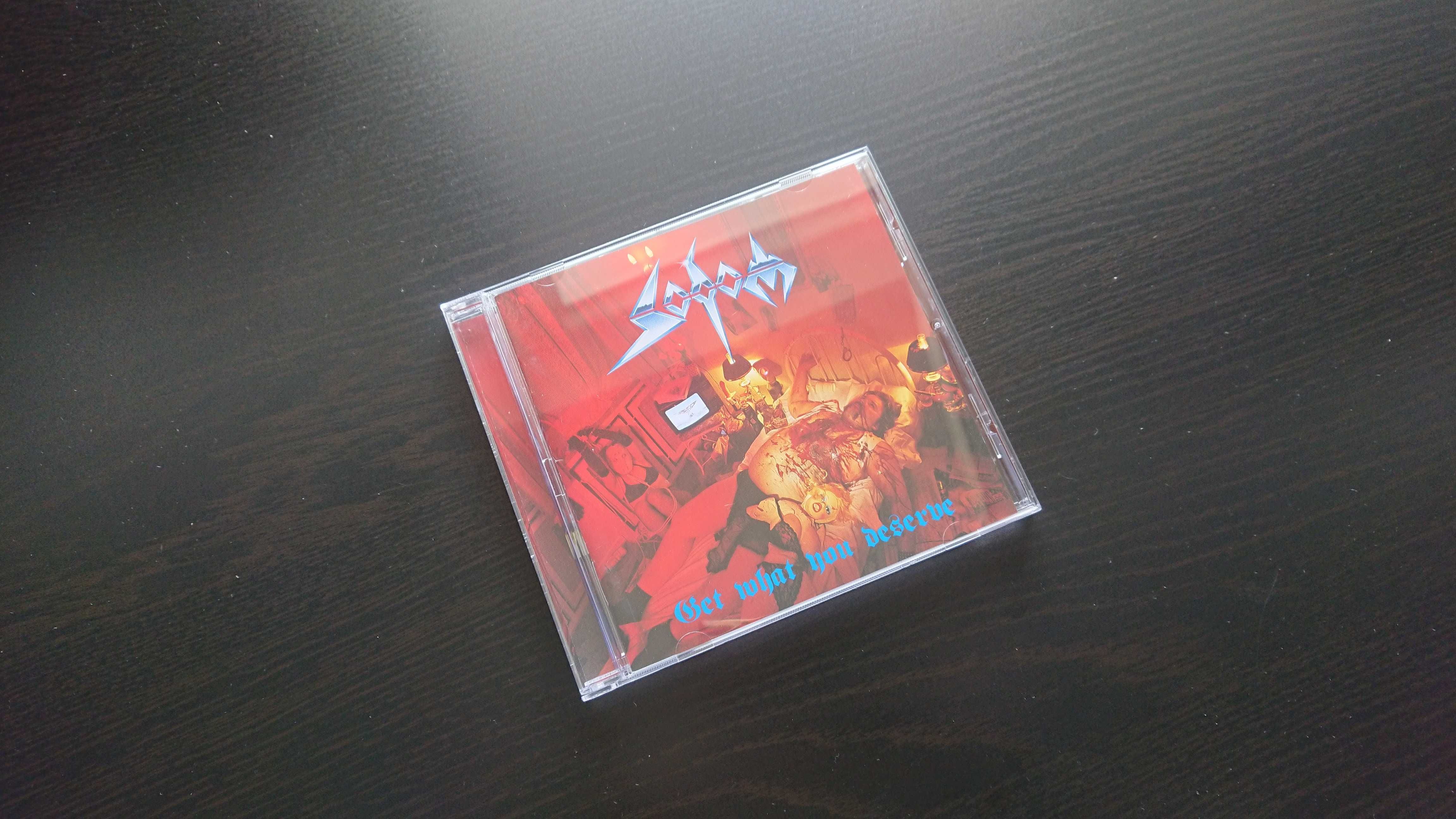 Sodom Get What You Deserve CD *IDEALNY STAN* SPV One-Sided Inlay Card
