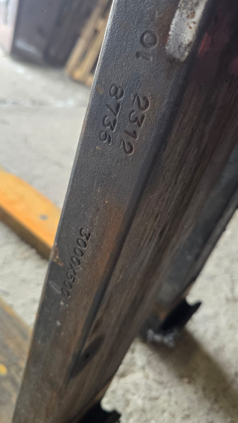 Widły do wózka widłowego Widły 2.4m 5 Ton Ładowarka Jcb Manitou Linde