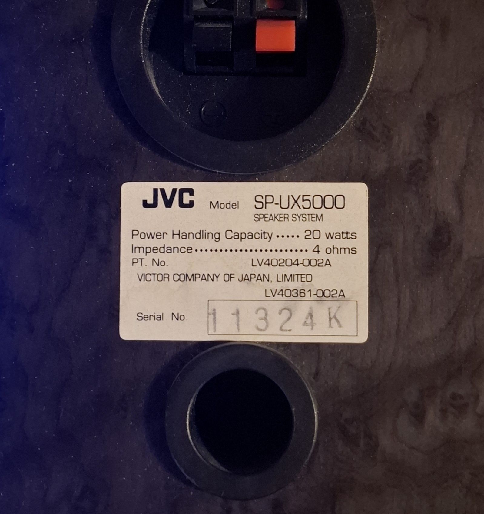 Wieża JVC / CD, RDS, AUX, SAB, Pilot