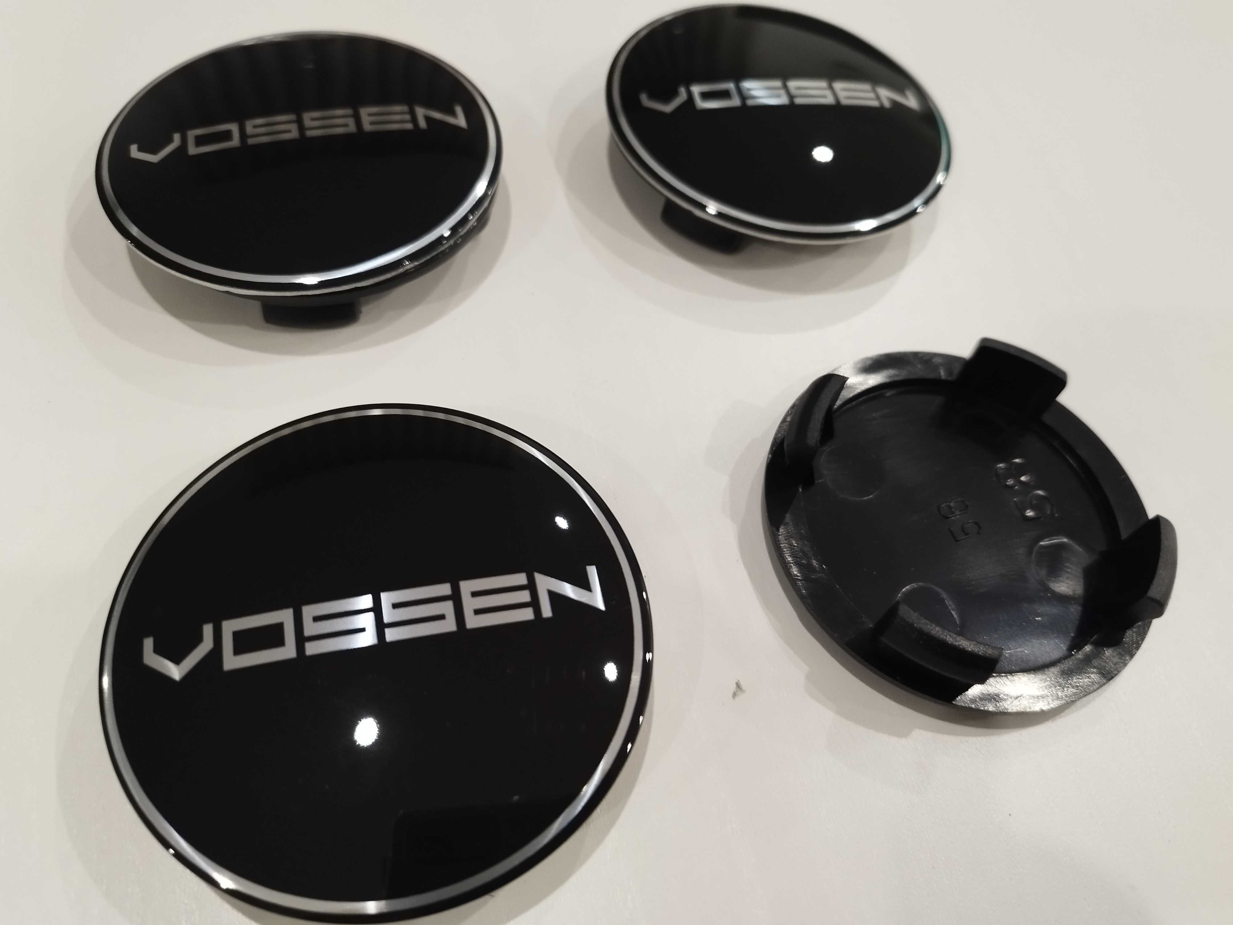 4 centros para jante, kit completo pronto a aplicar VOSSEN