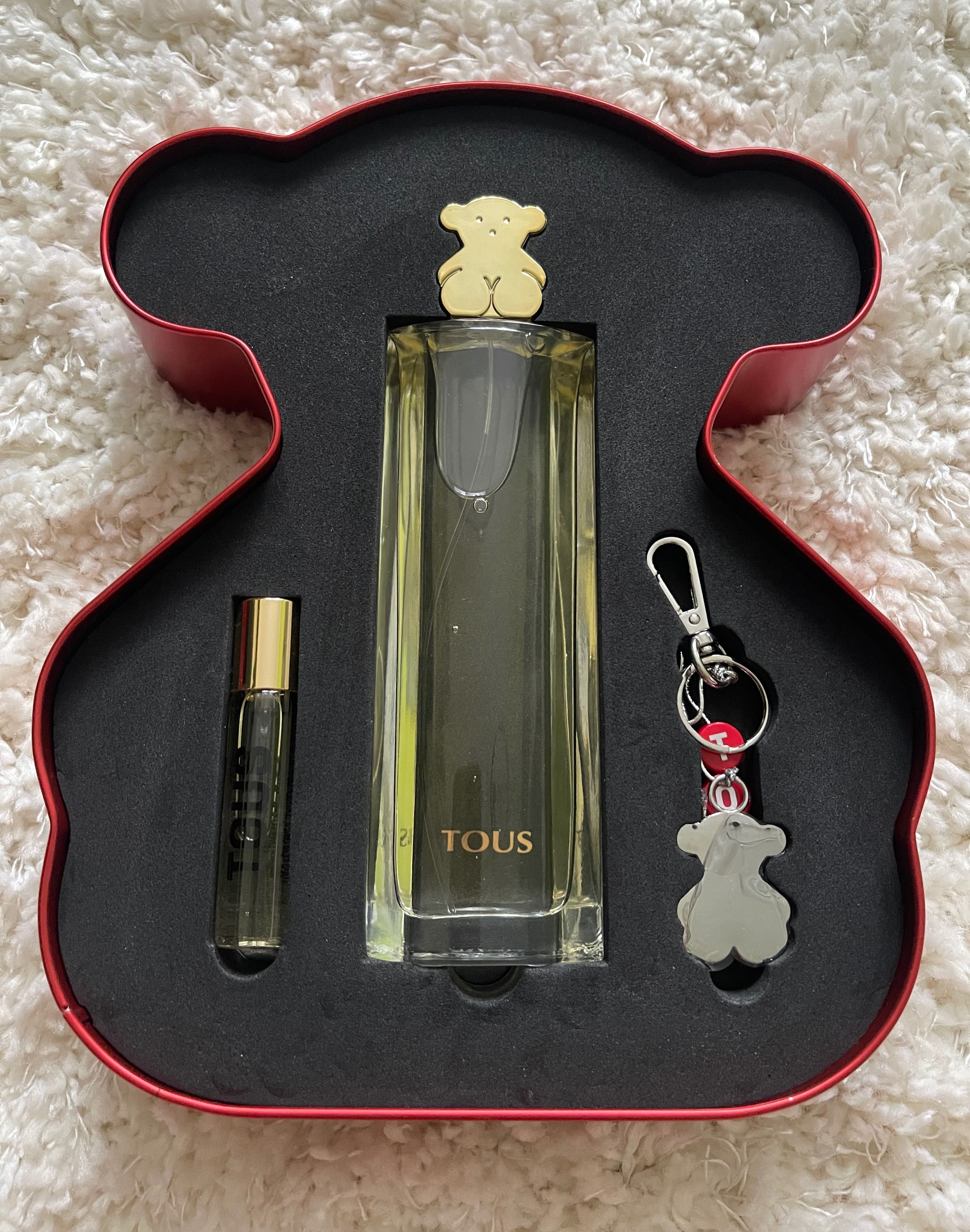 Tous Gold perfumy puszka miś logo