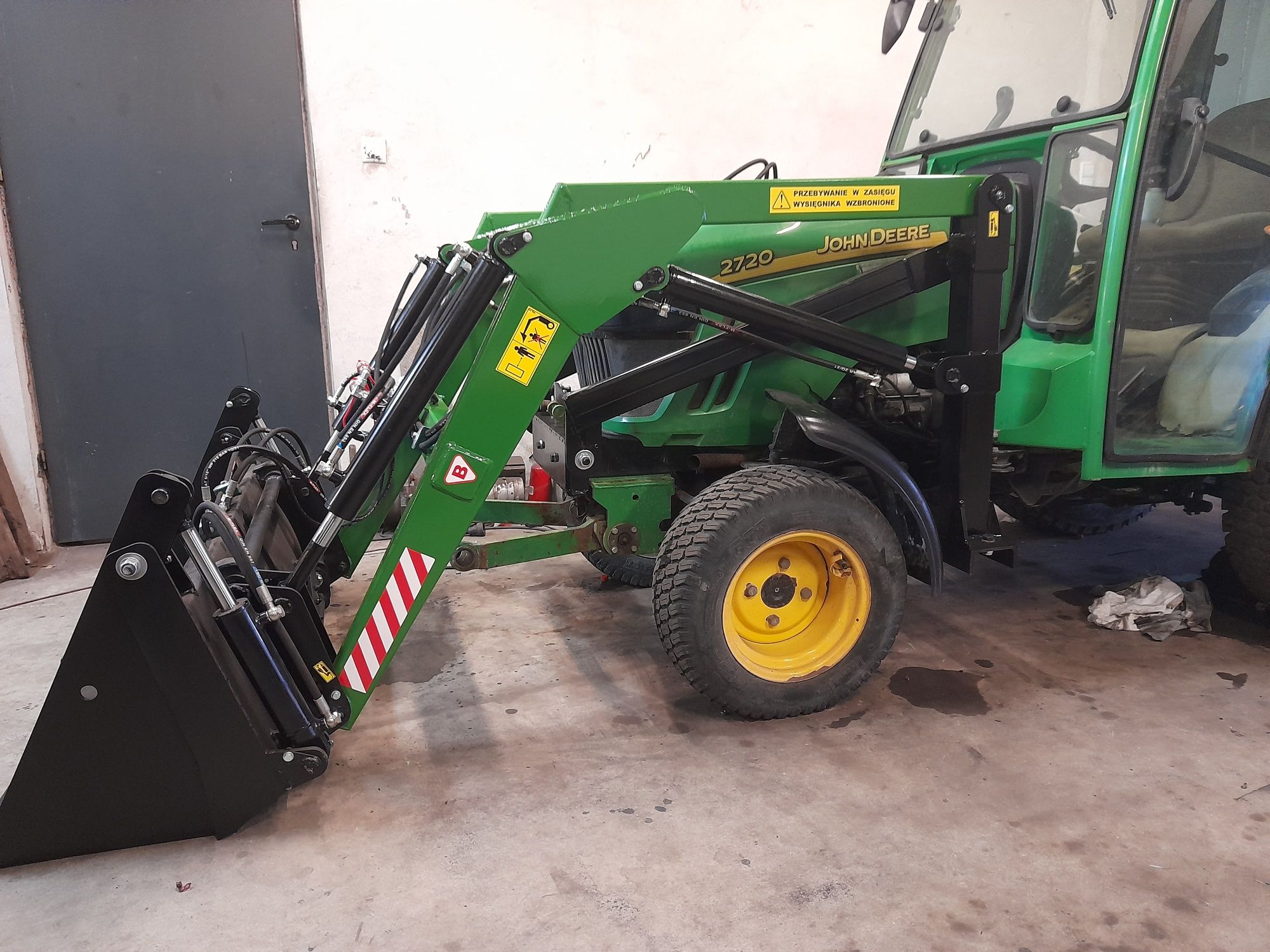 Pług do śniegu na ładowacz tur traktorek kubota yanmar iseki  john