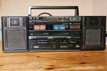 Radiomagnetofon JVC PC-310 unikat vintage 1986 rok