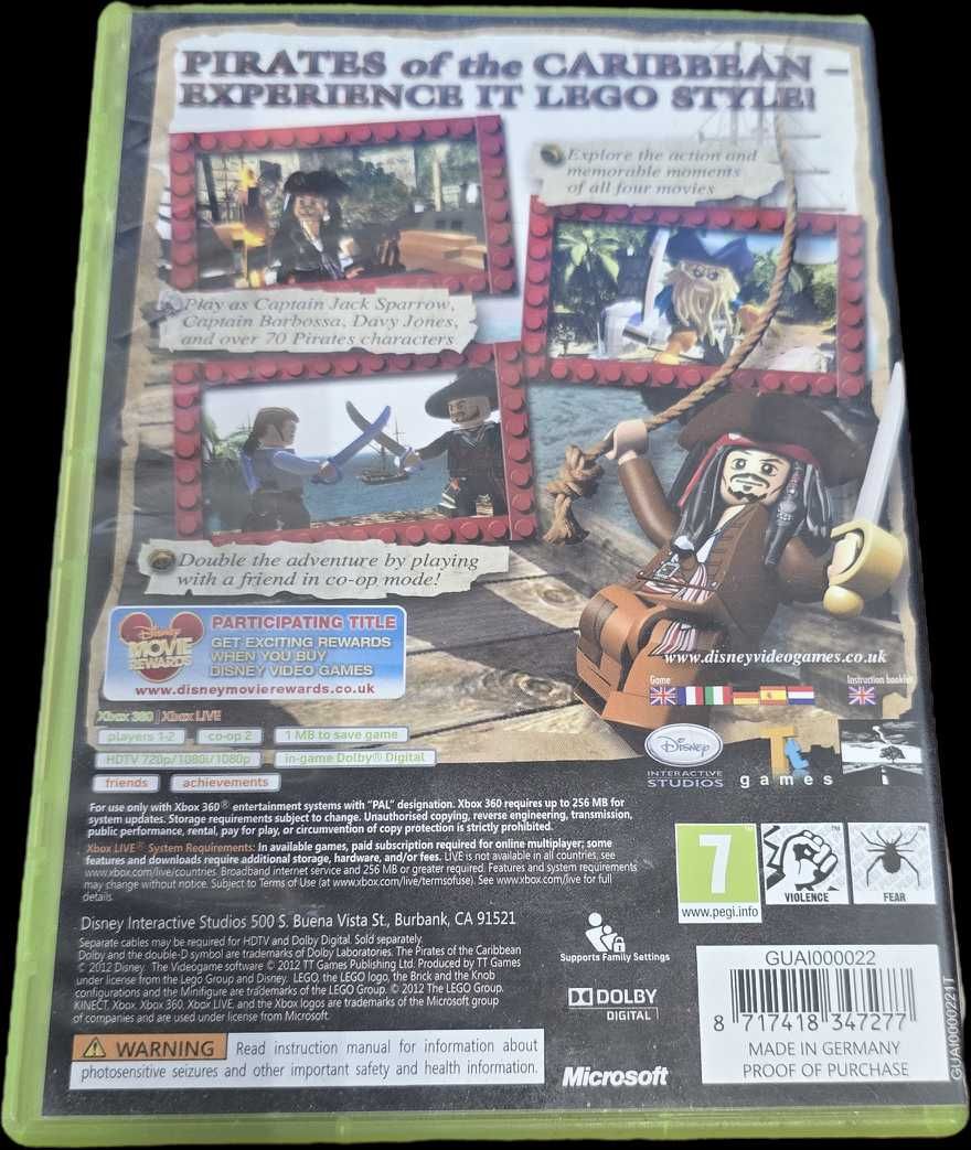 Lego: Pirates Of The Caribbean Microsoft Xbox 360