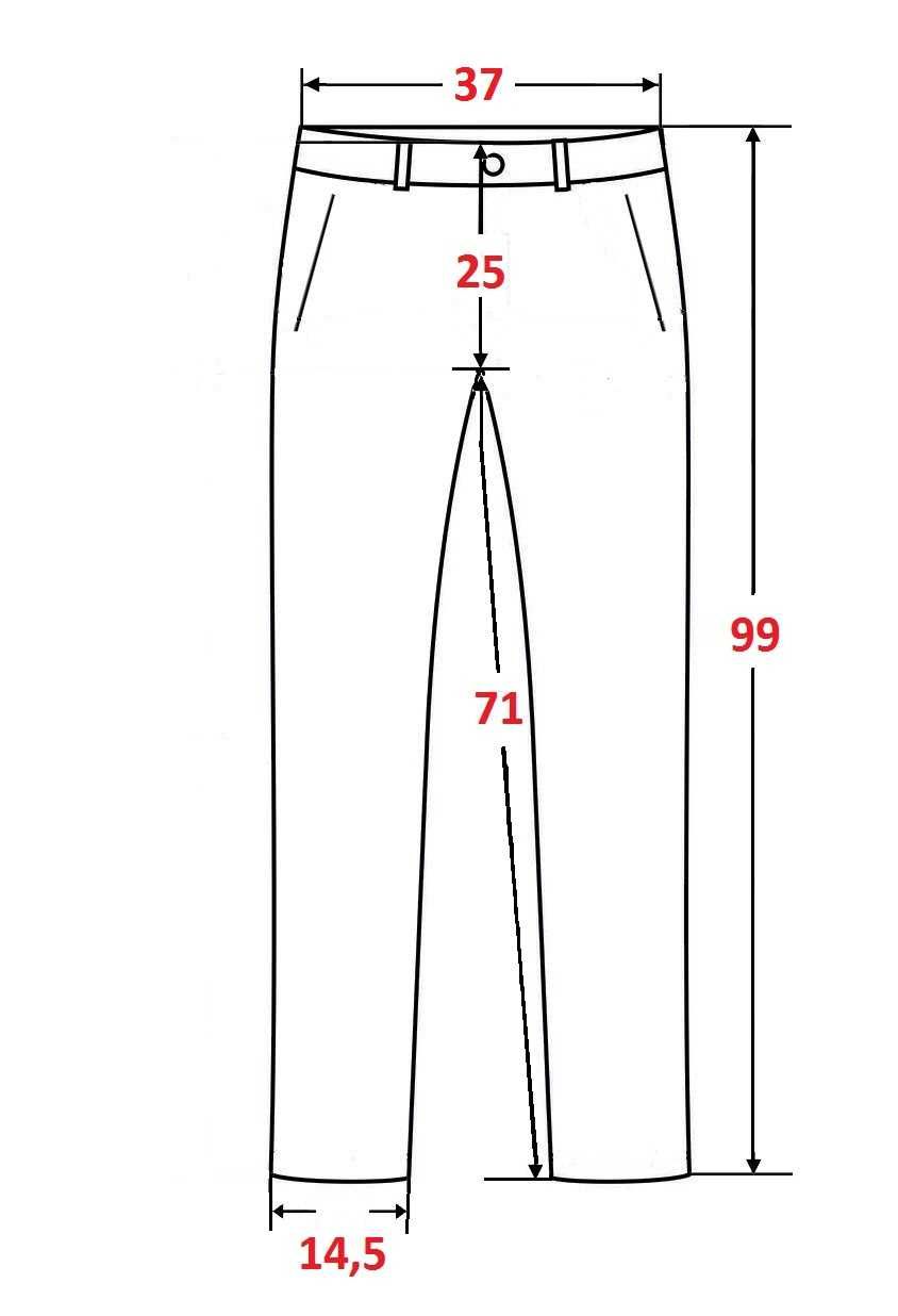 Spodnie męskie jeans slim fit XZX-star
