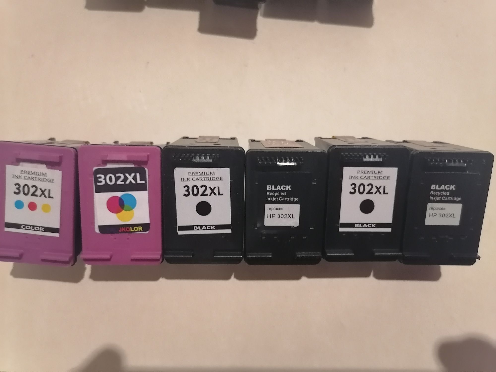 Cartridge tusze hp 302 puste
