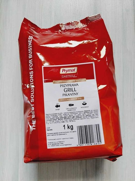 Przyprawa do Grilla Pikantna 1 kg. Prymat Profesjonaliści w kuchni.