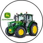 Opłatek na tort Ciągnik Rolniczy John Deere Ferguson