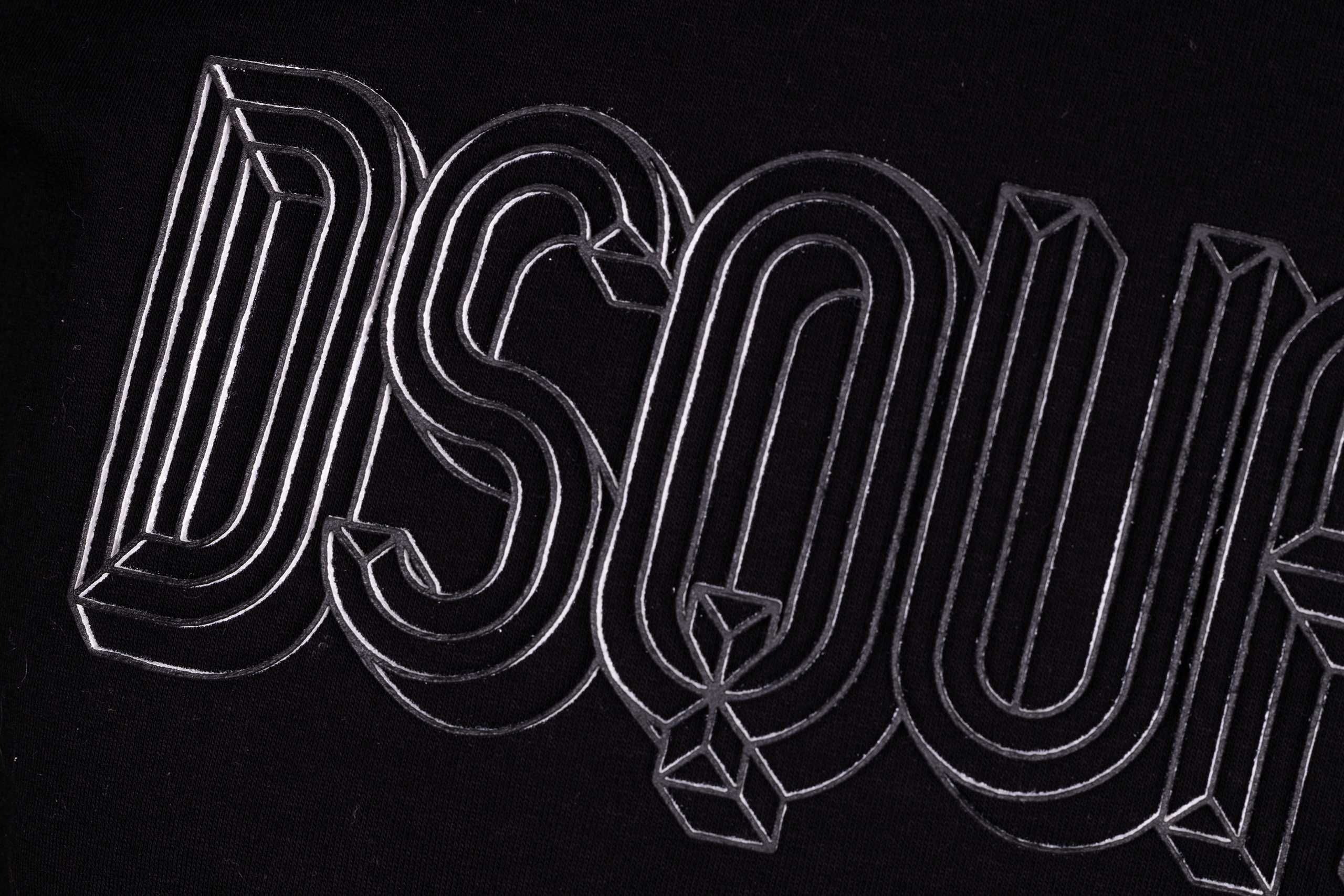 DSQUARED2 włoski t-shirt koszulka męska 3D BLACK -50%