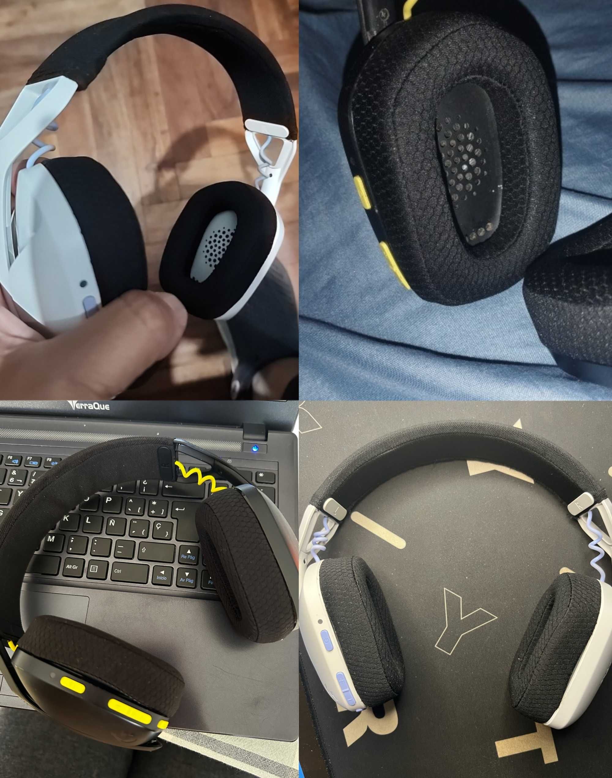Амбушюри та накладка на оголів'я для навушників Logitech G435 (чорні)