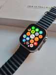 Smartwatch czarny pasek oceaniczny