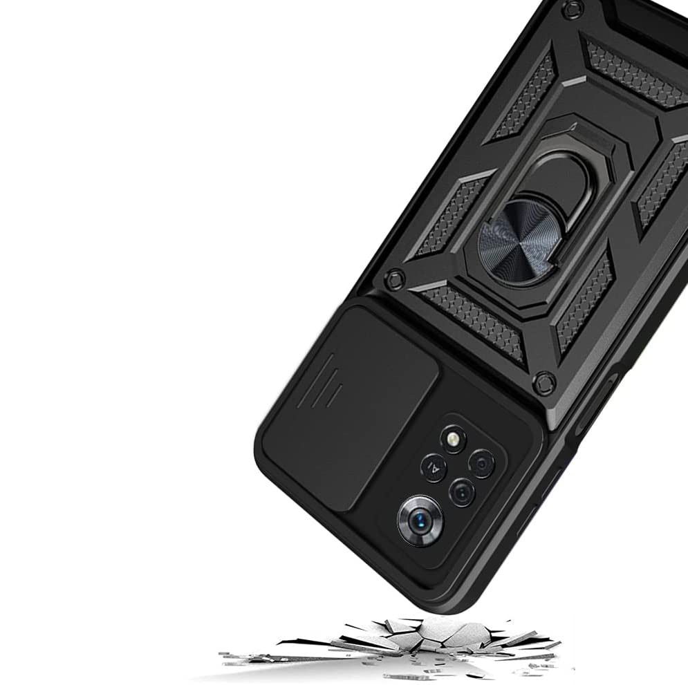 Etui Camshield Pro + Szkło Ochronne Do Xiaomi Poco X4 Pro 5G
