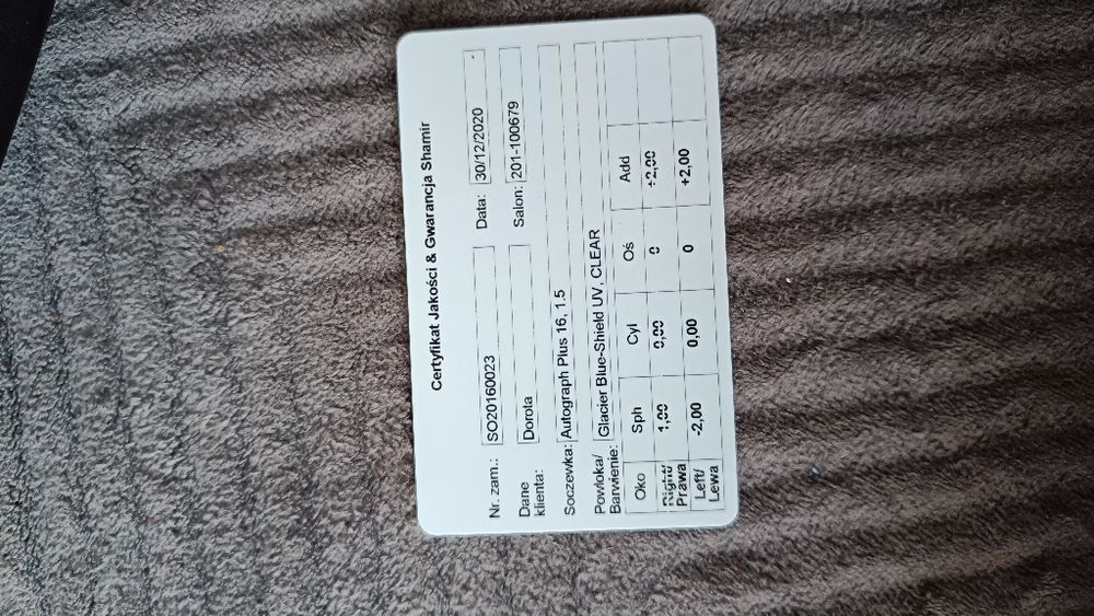 Okulary Vermari korekcyjne