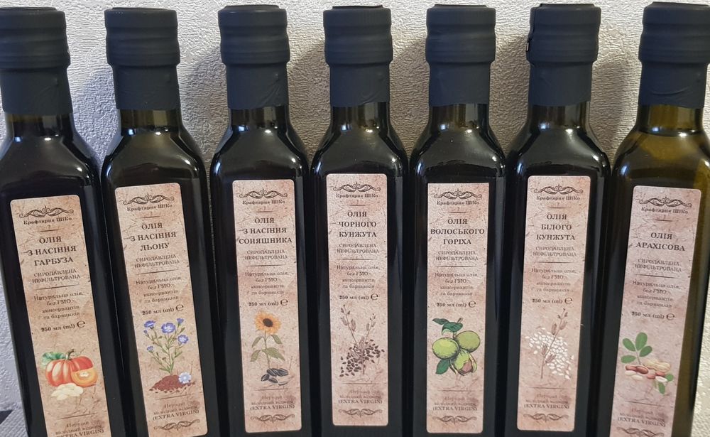 Олія холодного віджиму (Без контакту з металом, не шнек)