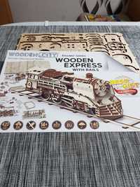 Drewniany model do skladania wooden express