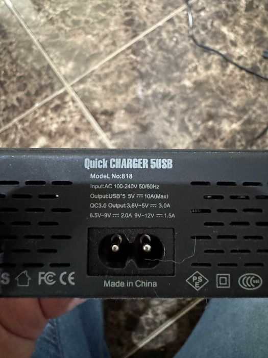 iLepo Smart Charging Station – 5 Portas USB | 50W | QC 3.0