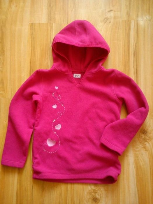 Dres polarowy dla dziewczynki 5 - 6 lat (116 cm.)