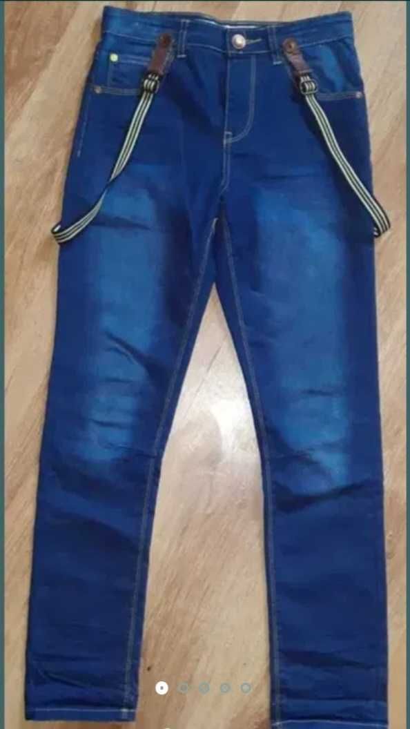 2 pary spodni jeans z Anglii dla chłopca w rozm 146/152 cena za całość