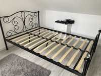 Łóżko bez materacu metalowe 140x200