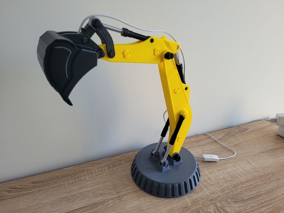 Lampka LED koparka ramię koparki na biurko