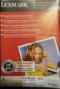 Lexmark Premium Glossy Photo Paper 240g 10x15cm 70 sztuk