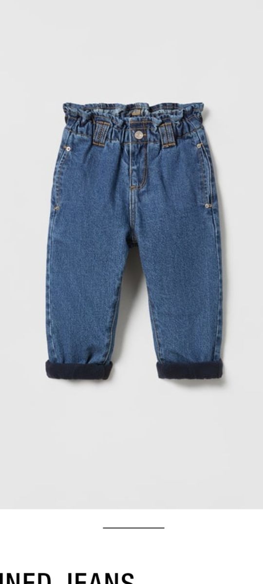 Утеплені джинси Zara 110 розмір